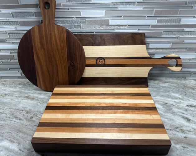 Wooden Cutting Board and Trays Wooden Cutting Board and Trays